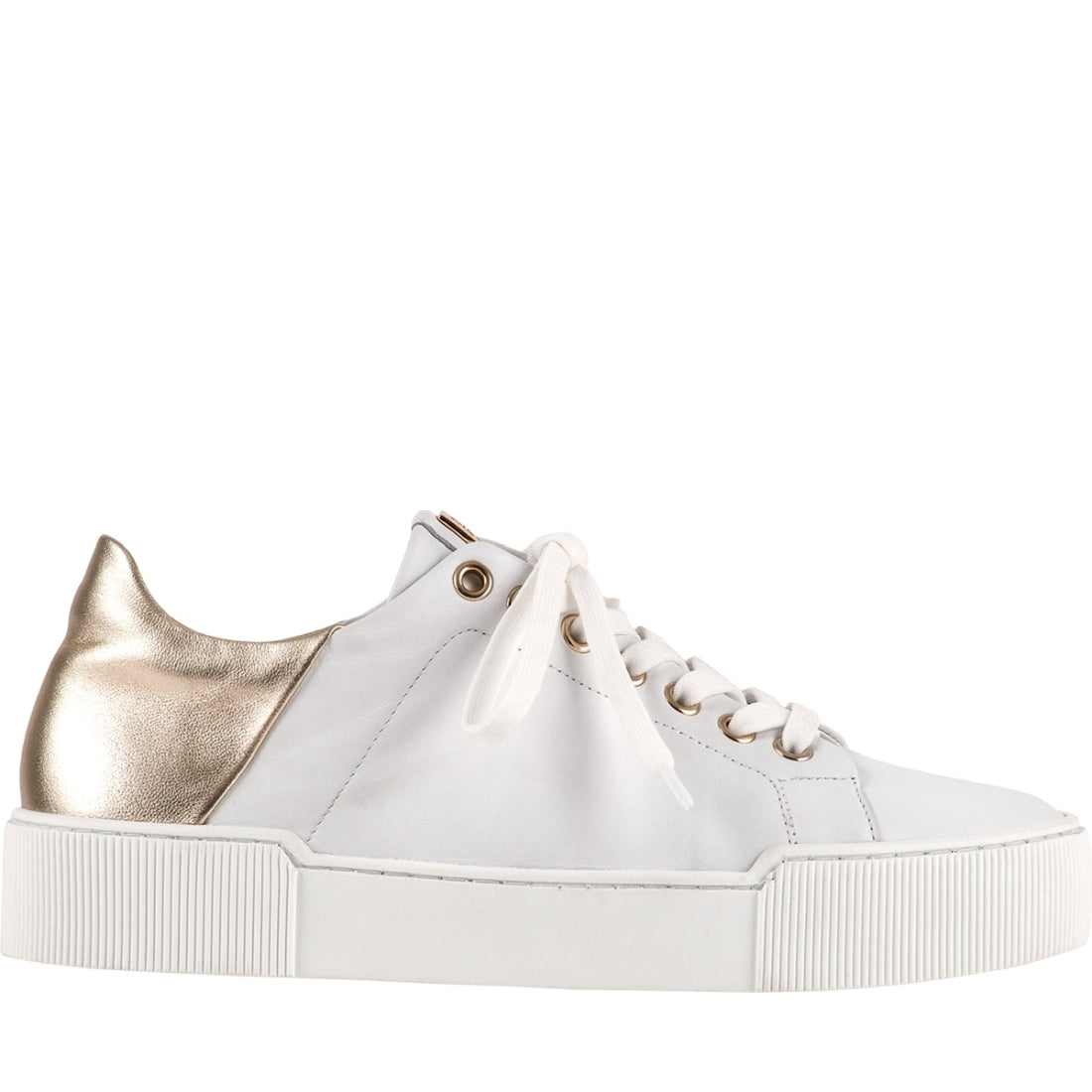 Hogl womens weiss, platin blade leisure trainers | Vilbury London