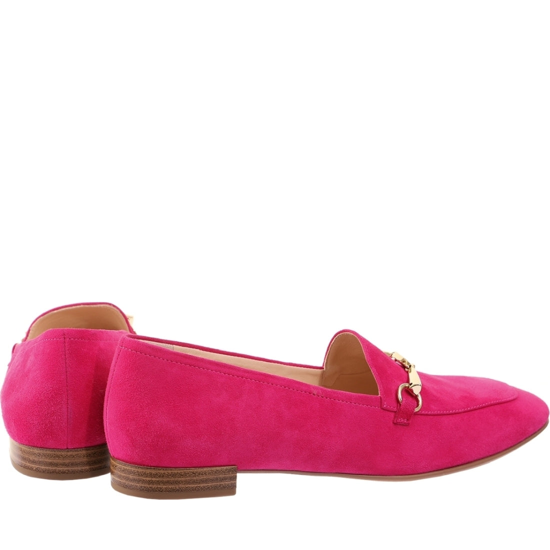 Hogl womens pink close loafers | Vilbury London