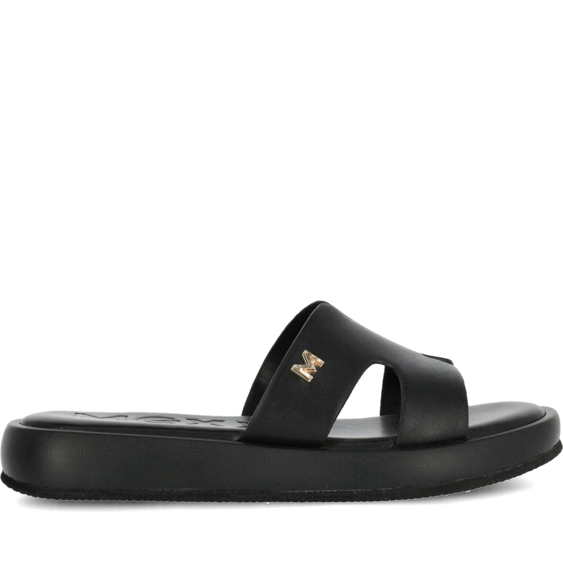 Mexx womens black lotus slippers | Vilbury London