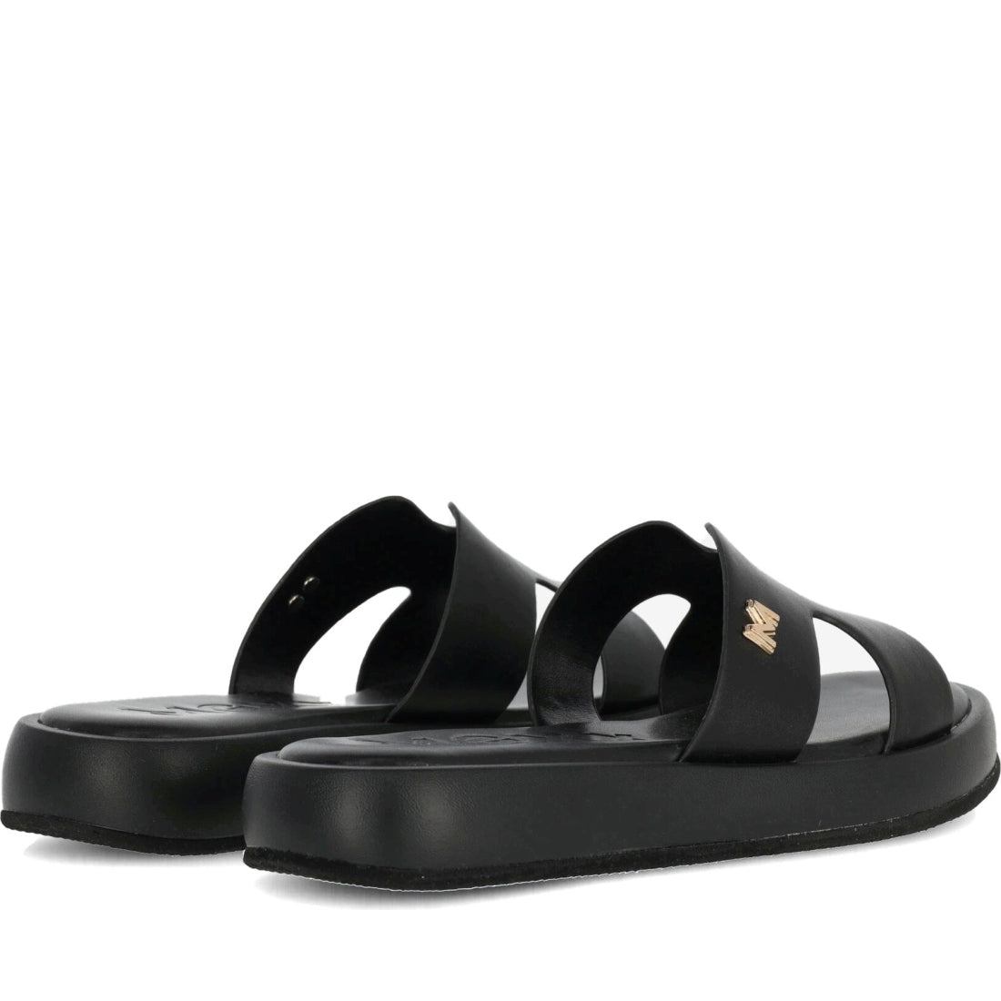 Mexx womens black lotus slippers | Vilbury London