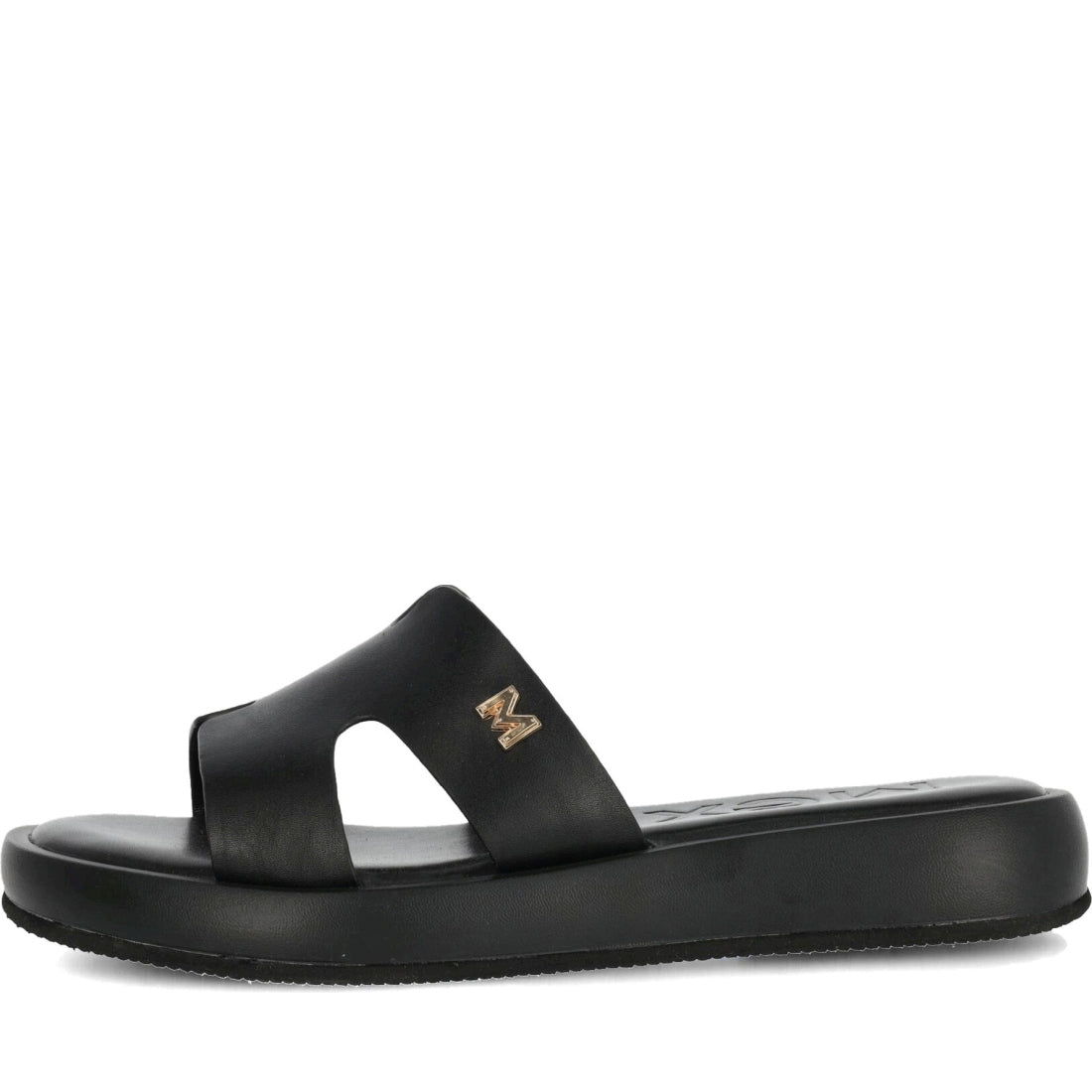 Mexx womens black lotus slippers | Vilbury London