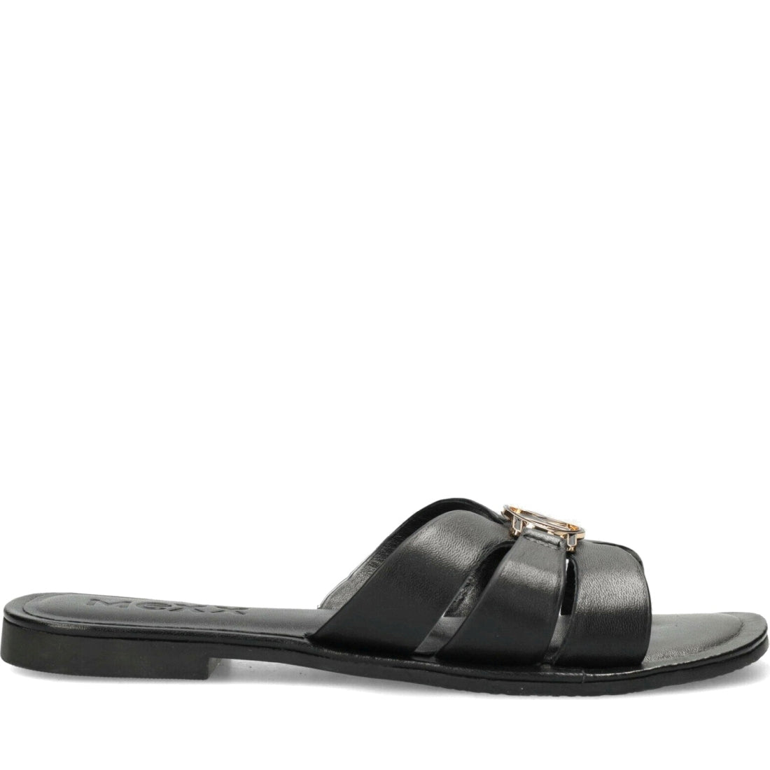 Mexx womens black nikki slippers | Vilbury London