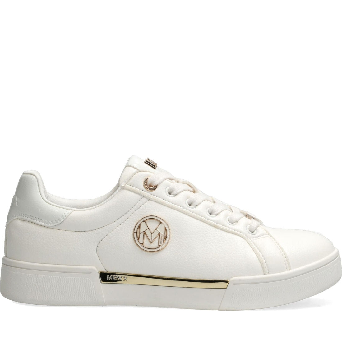 Mexx womens white helexx leisure trainers | Vilbury London