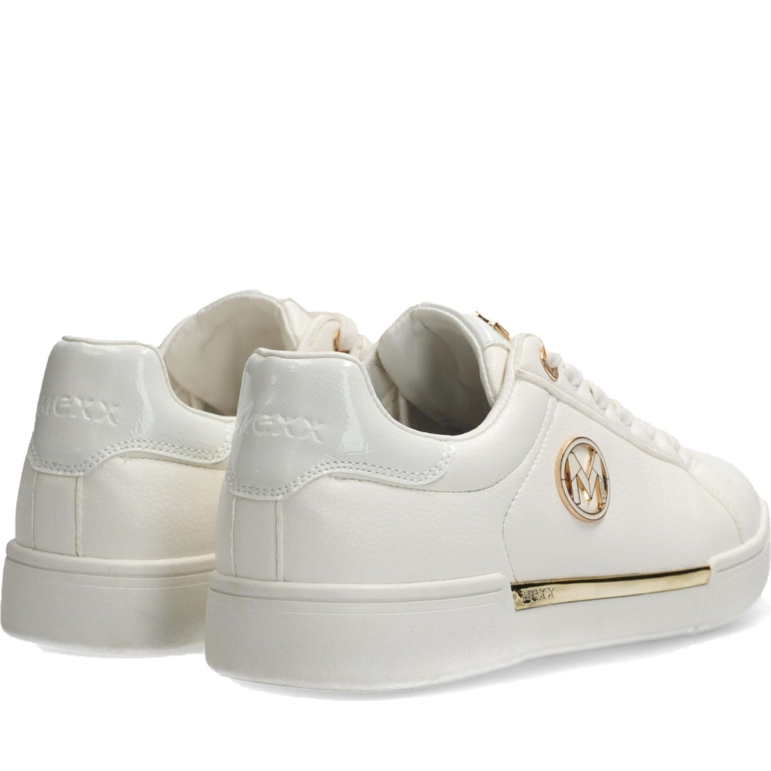 Mexx womens white helexx leisure trainers | Vilbury London