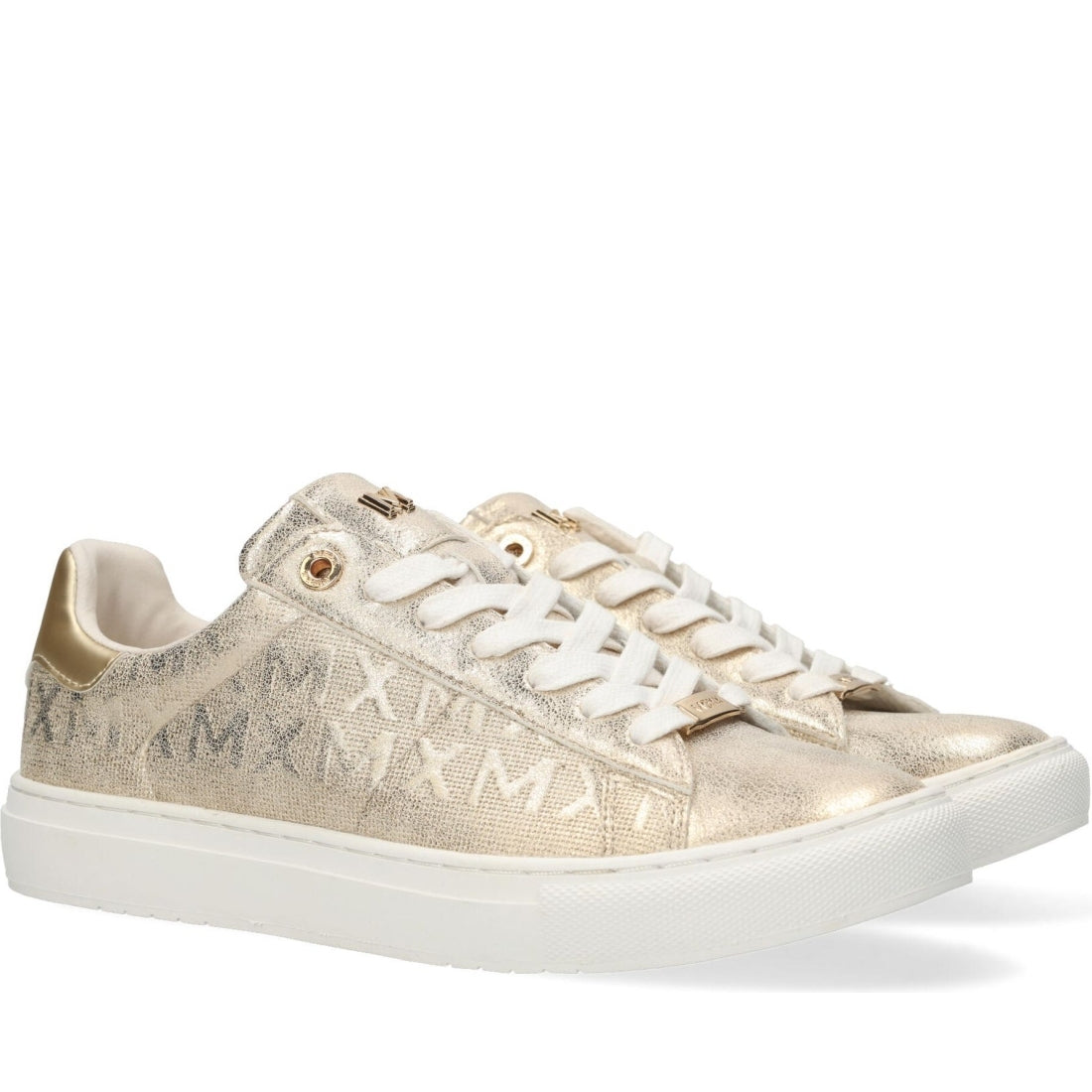 Mexx womens gold loua leisure trainers | Vilbury London