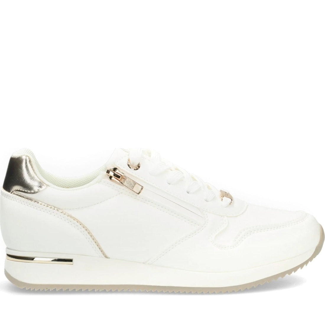 Mexx womens white mana leisure trainers | Vilbury London