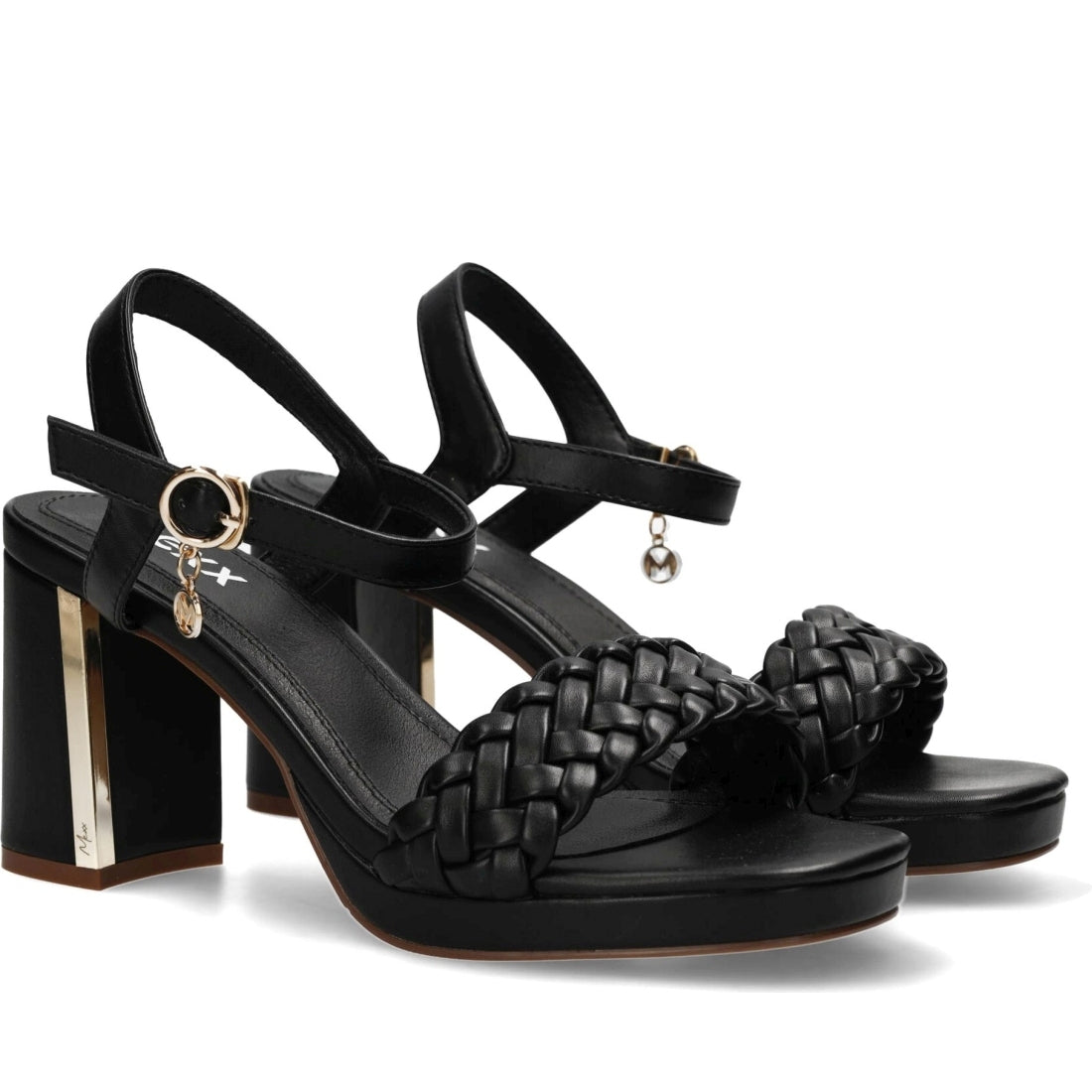 Mexx womens black lewy sandals | Vilbury London