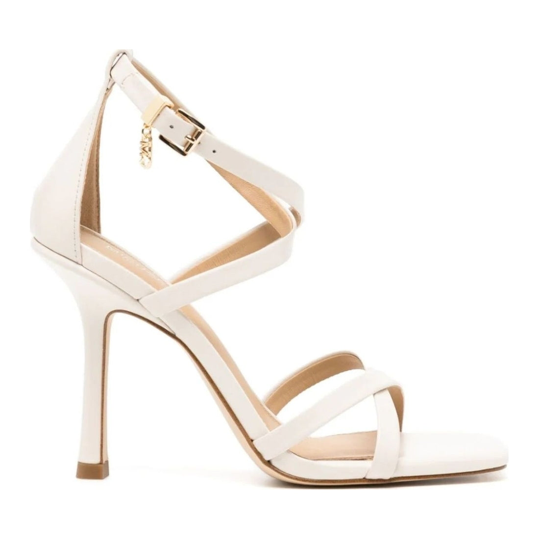 Michael Kors womens lt cream celia strappy sandal | Vilbury London