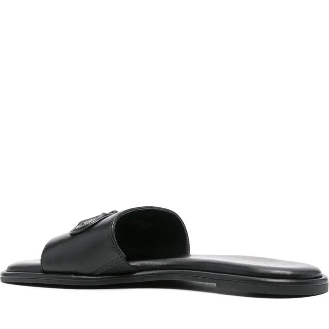 Michael Kors womens black saylor slide | Vilbury London