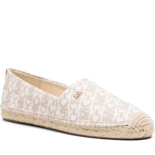 Michael Kors womens vanilla kendrick slip on espadrilles | Vilbury London