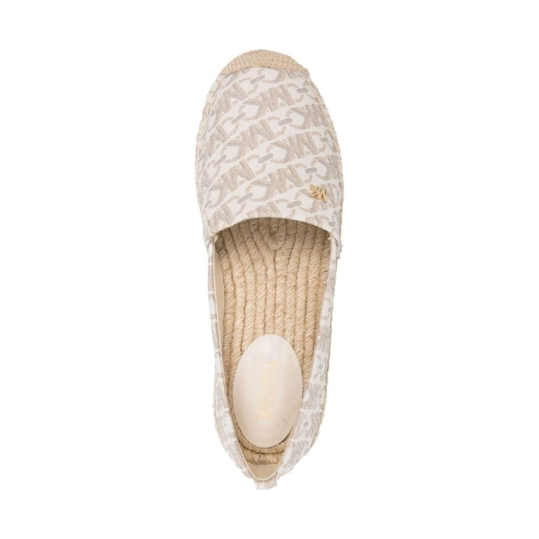 Michael Kors womens vanilla kendrick slip on espadrilles | Vilbury London