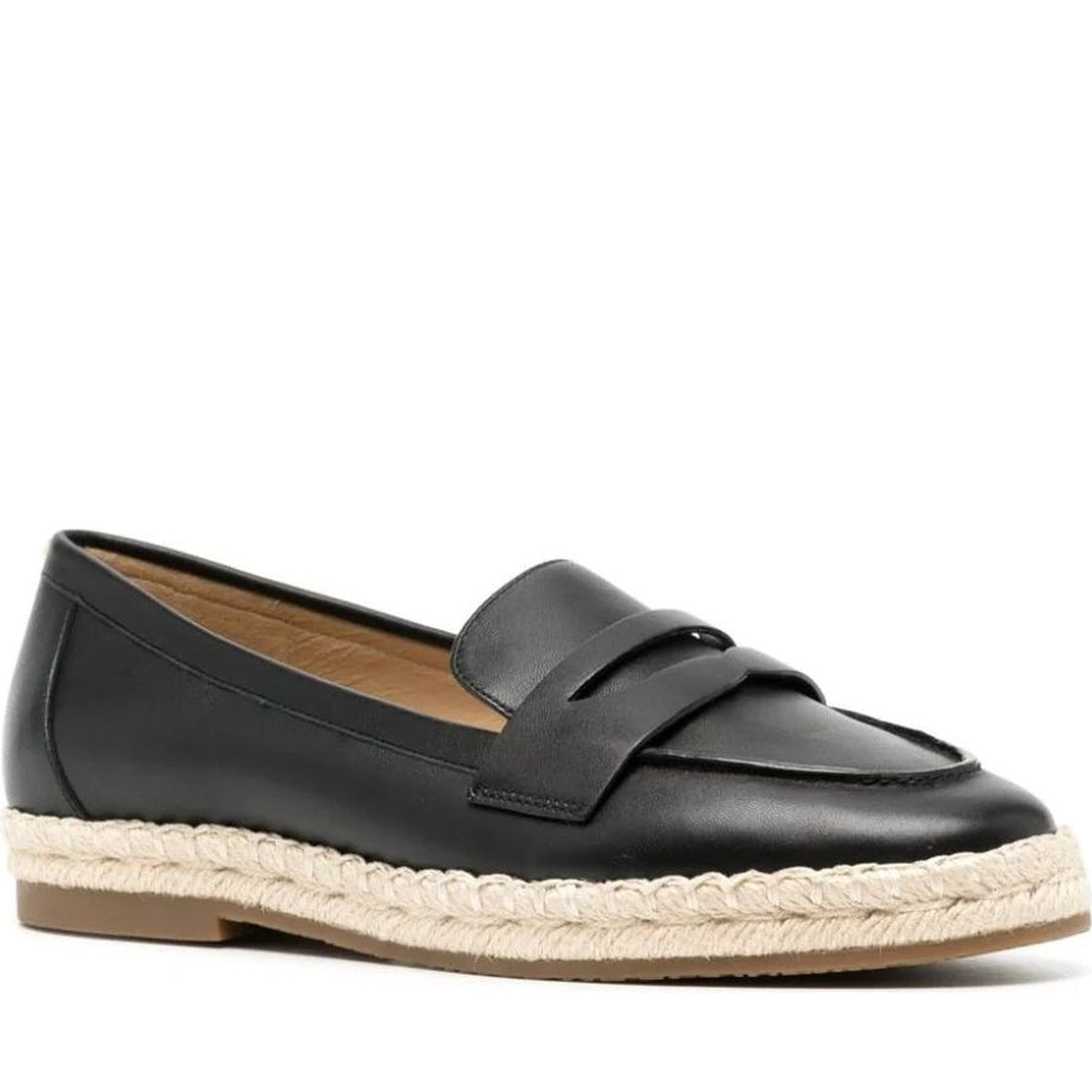 Michael Kors womens black lennon espadrille | Vilbury London