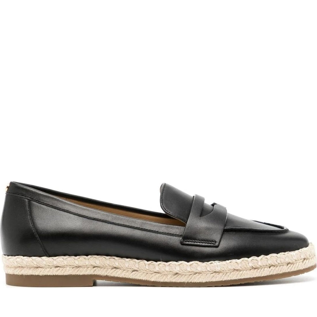 Michael Kors womens black lennon espadrille | Vilbury London