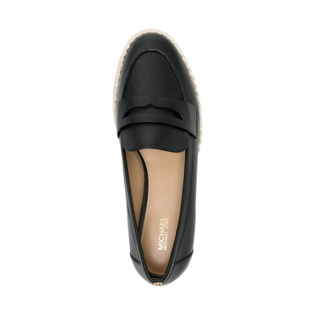 Michael Kors womens black lennon espadrille | Vilbury London