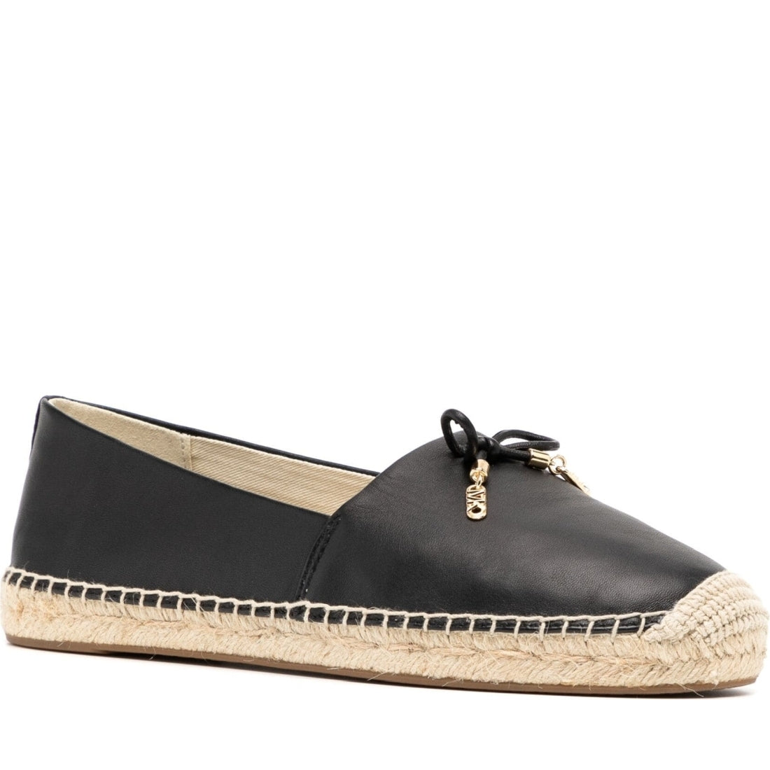 Michael Kors womens black nori espadrille | Vilbury London