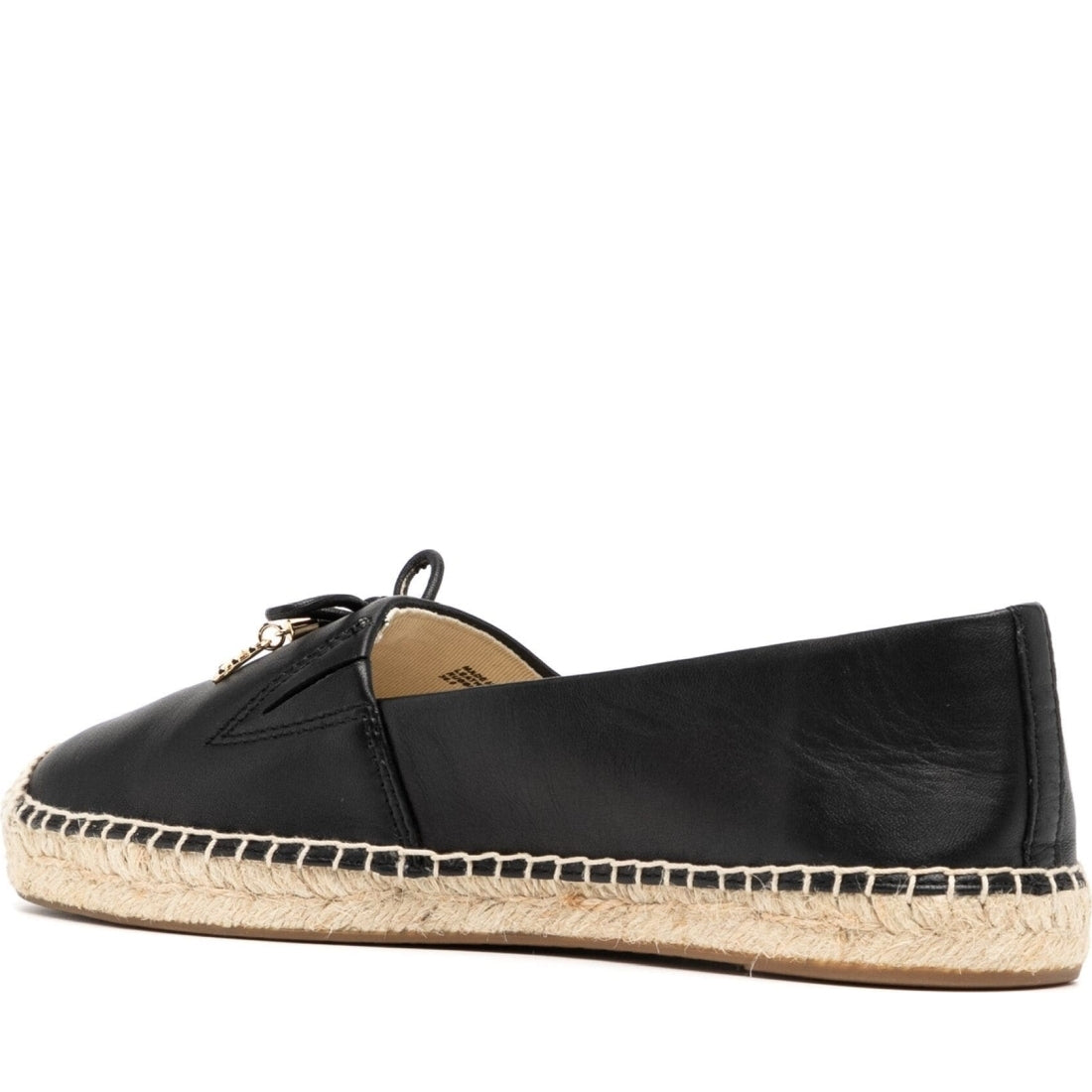 Michael Kors womens black nori espadrille | Vilbury London