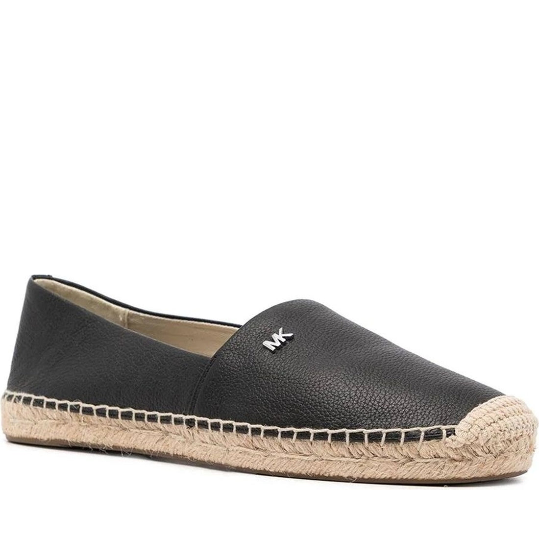 Michael Kors womens black kendrick slip on espadrilles | Vilbury London