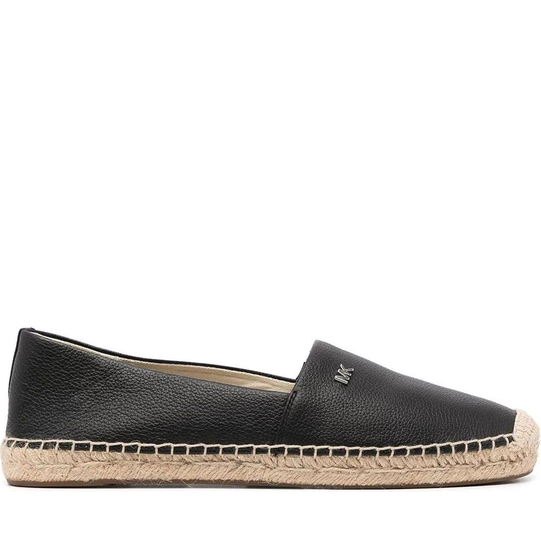 Michael Kors womens black kendrick slip on espadrilles | Vilbury London