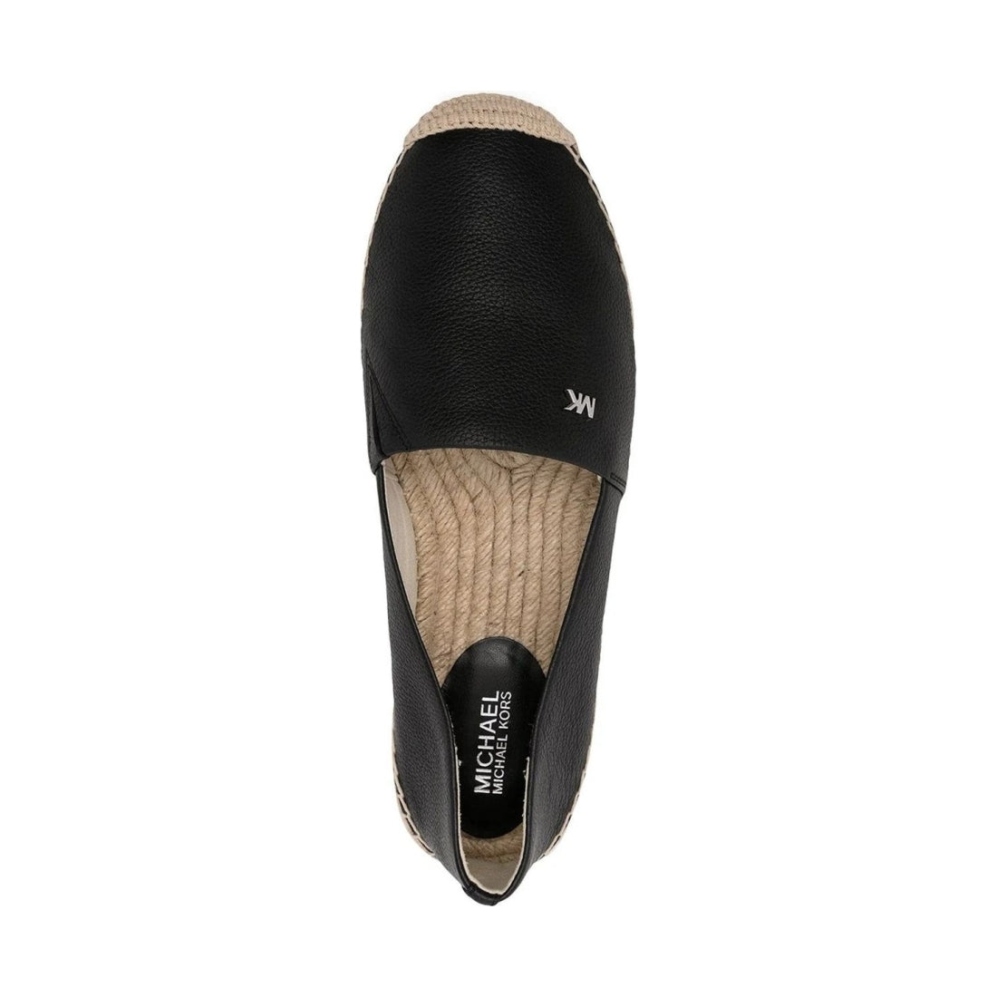 Michael Kors womens black kendrick slip on espadrilles | Vilbury London