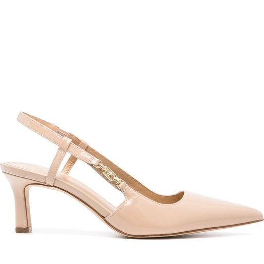 Michael Kors womens lt blush daniella mid sling high heels | Vilbury London