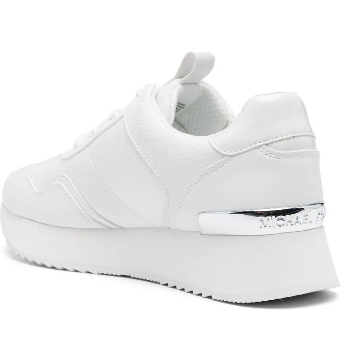 Michael Kors womens optic white raina trainer | Vilbury London