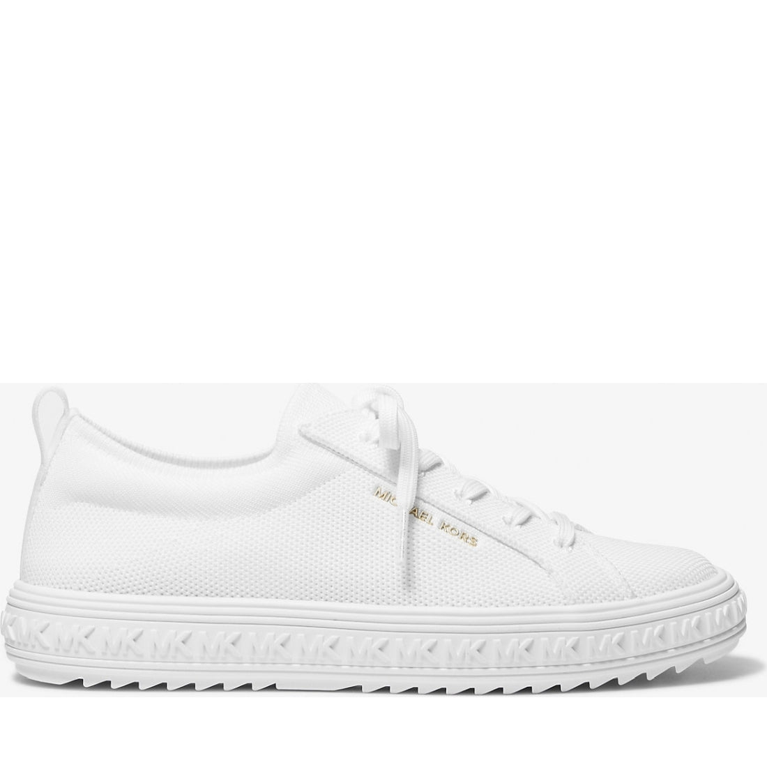 grove knit lace up trainers