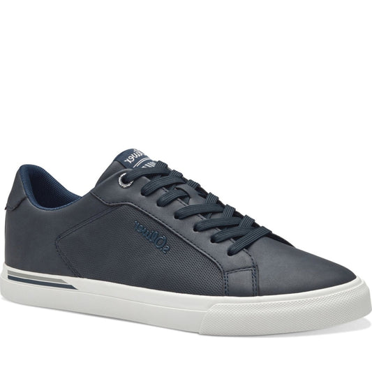 s.Oliver mens navy leisure trainers | Vilbury London