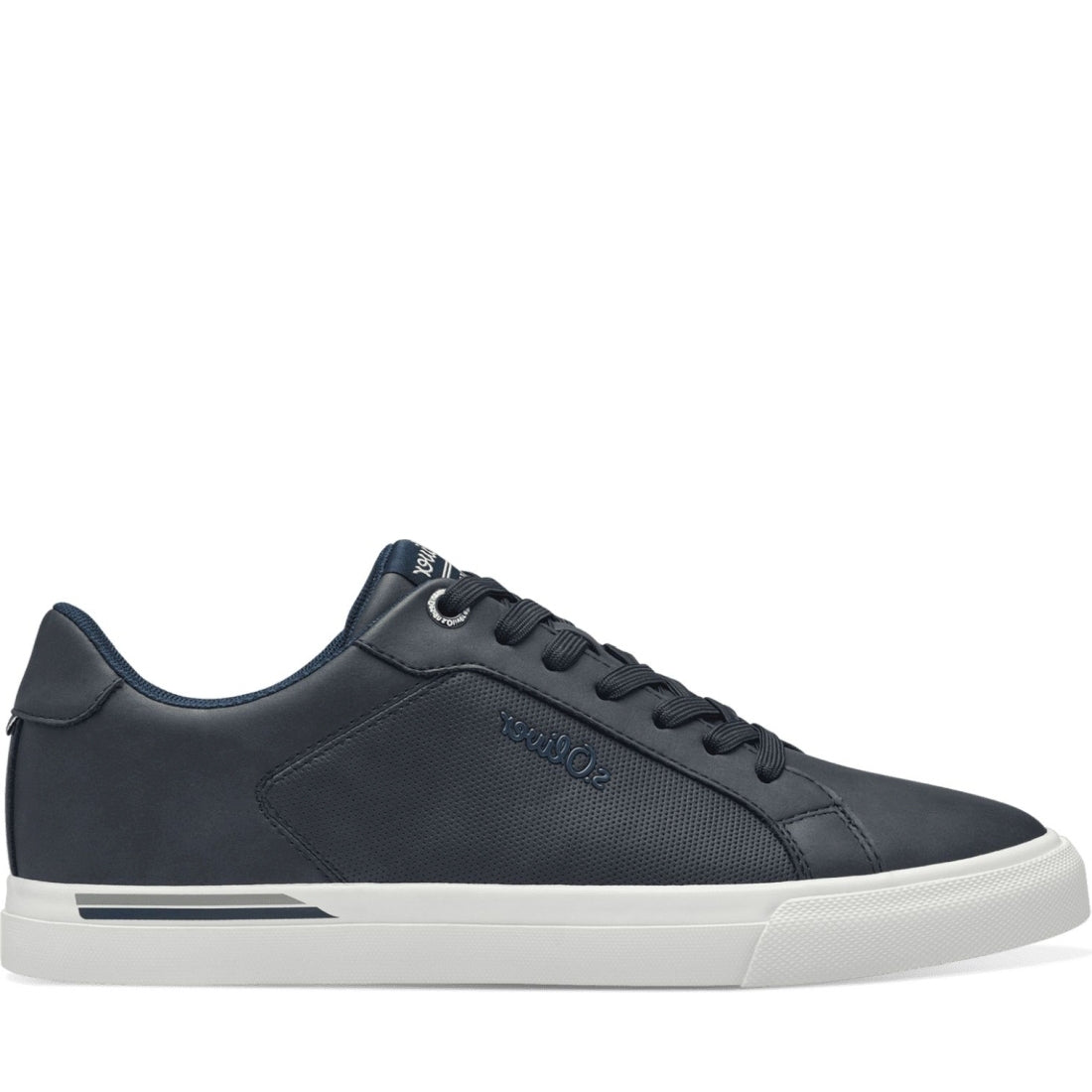 s.Oliver mens navy leisure trainers | Vilbury London