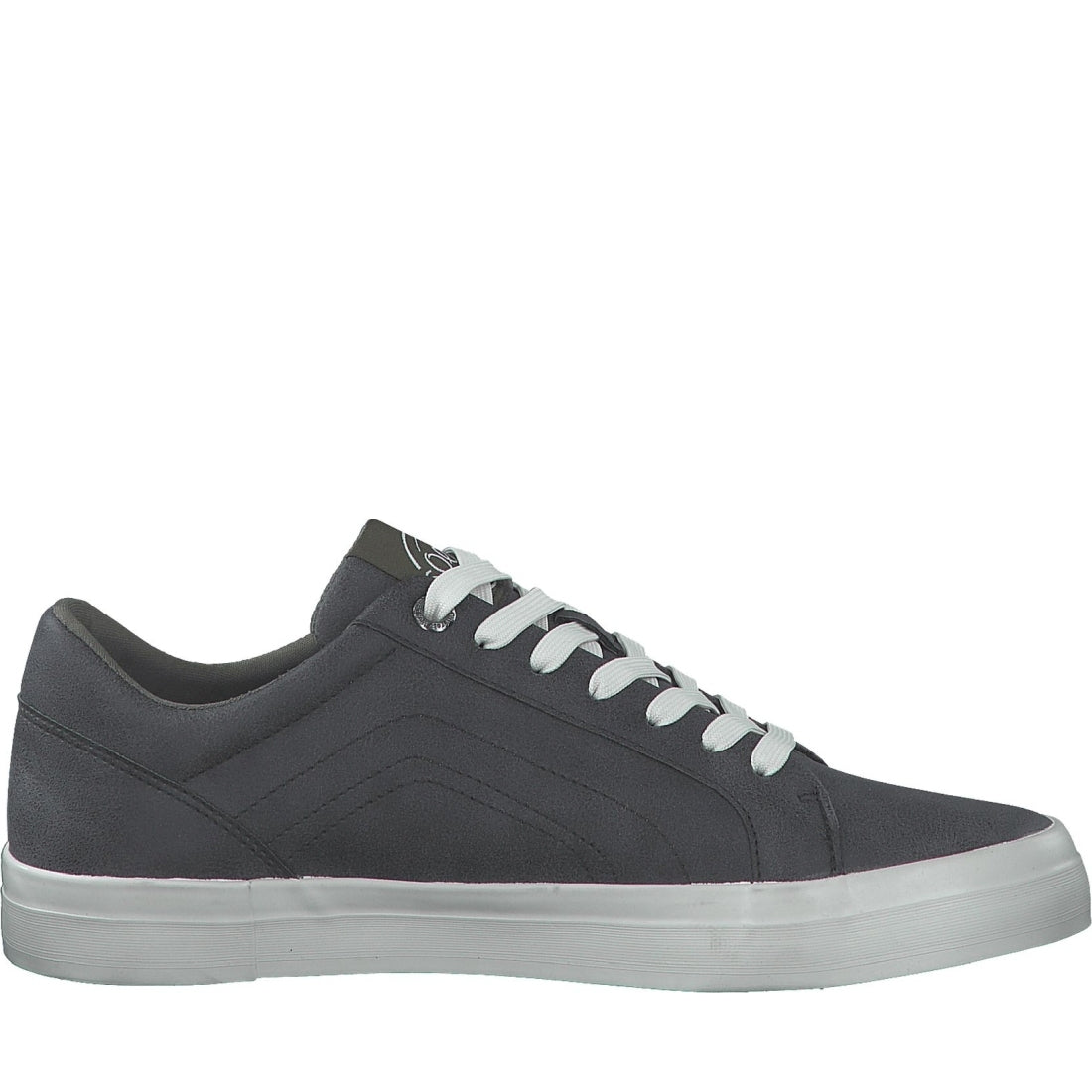 s.Oliver mens dark grey leisure trainers | Vilbury London