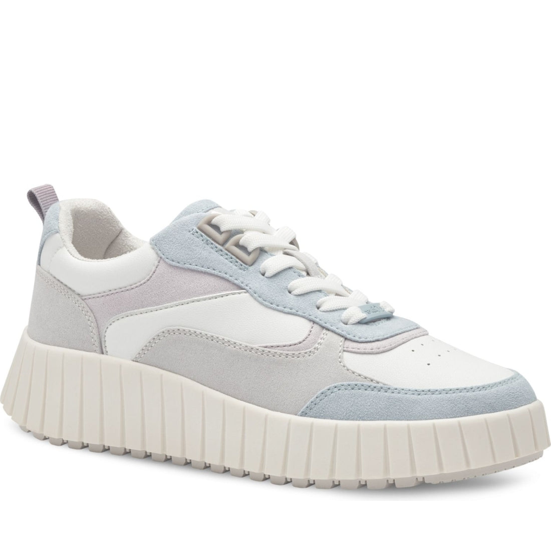 s.Oliver womens blue comb leisure trainers | Vilbury London