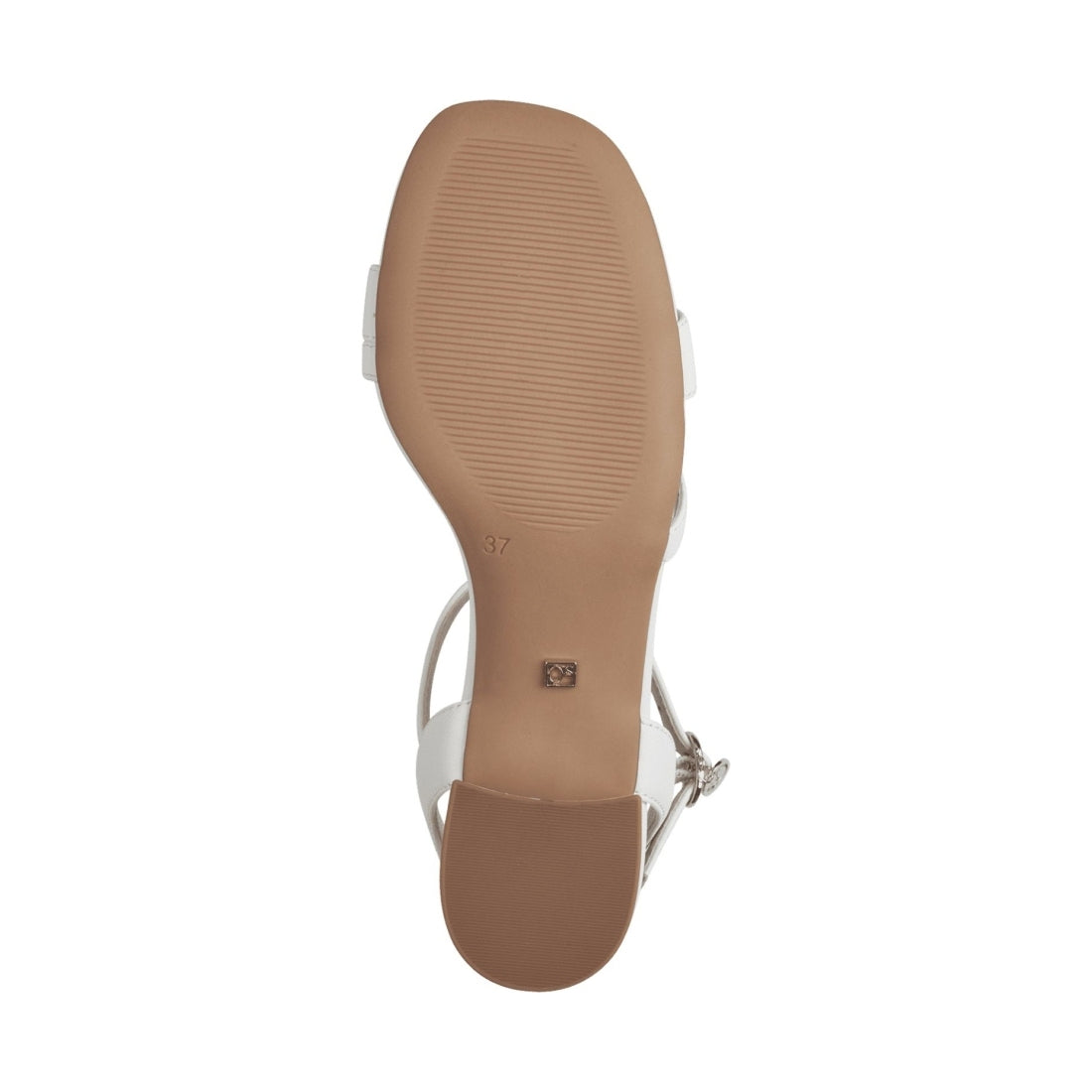 s.Oliver womens white elegant open sandals | Vilbury London