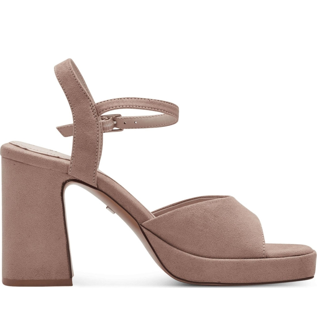 s.Oliver womens old rose elegant open sandals | Vilbury London