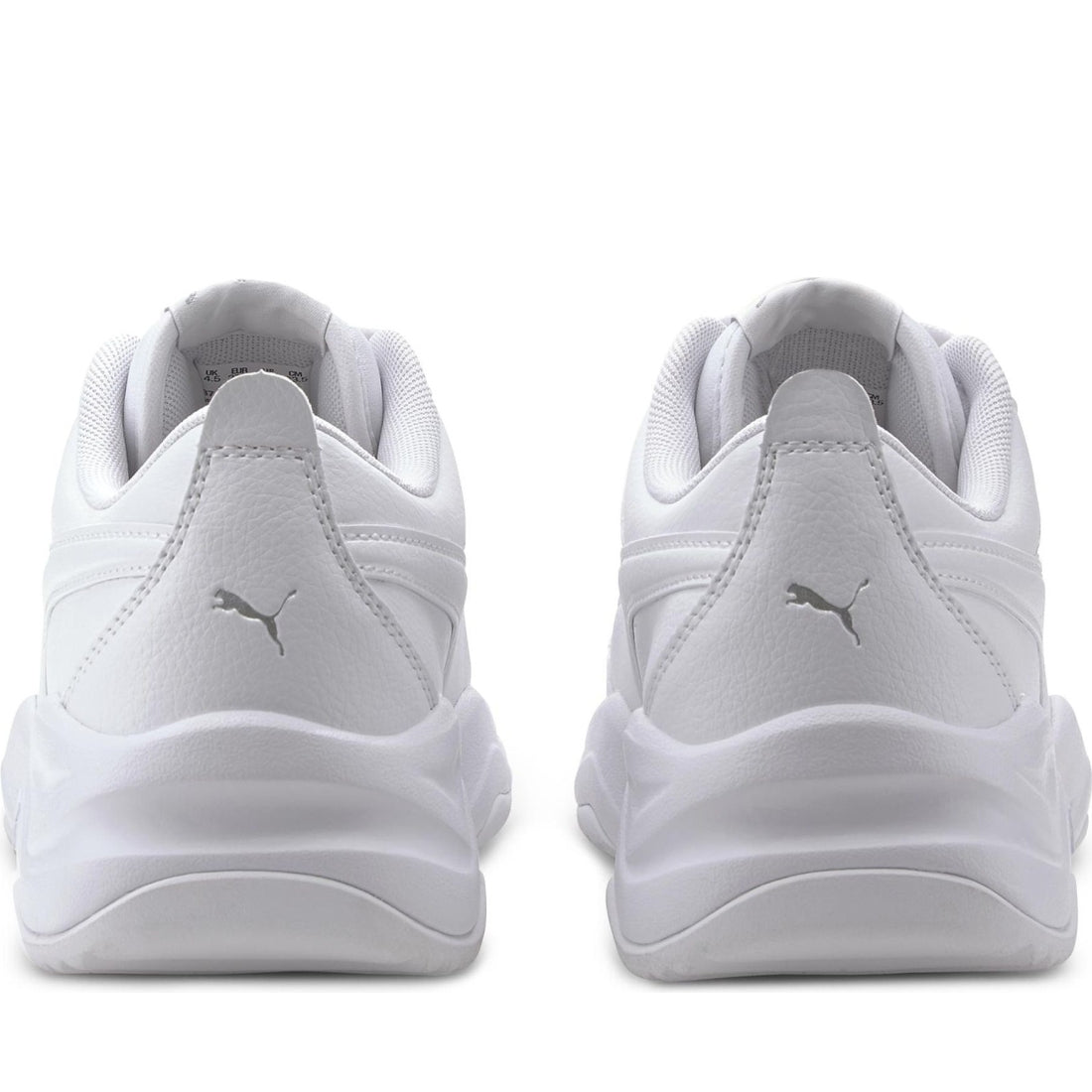 Puma womens white silver cilia leisure trainers | Vilbury London