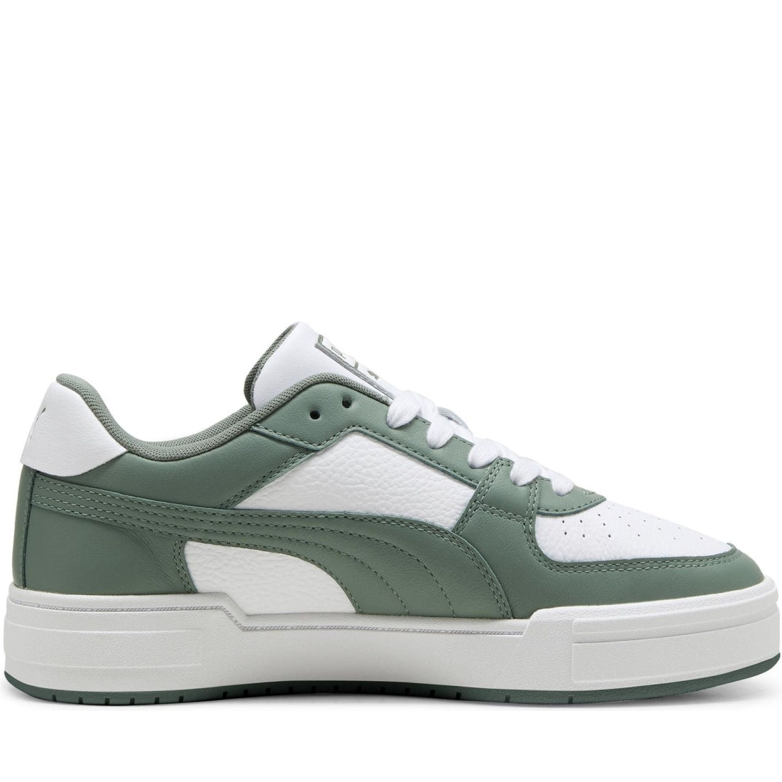 Puma mens white eucalyptus ca pro classic leisure trainers | Vilbury London