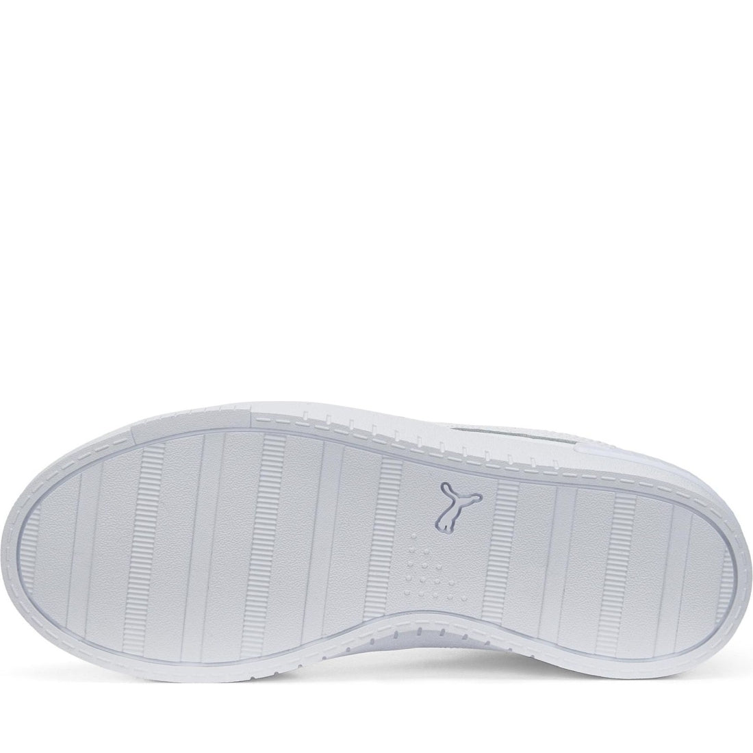 Puma womens white silver jada leisure trainers | Vilbury London