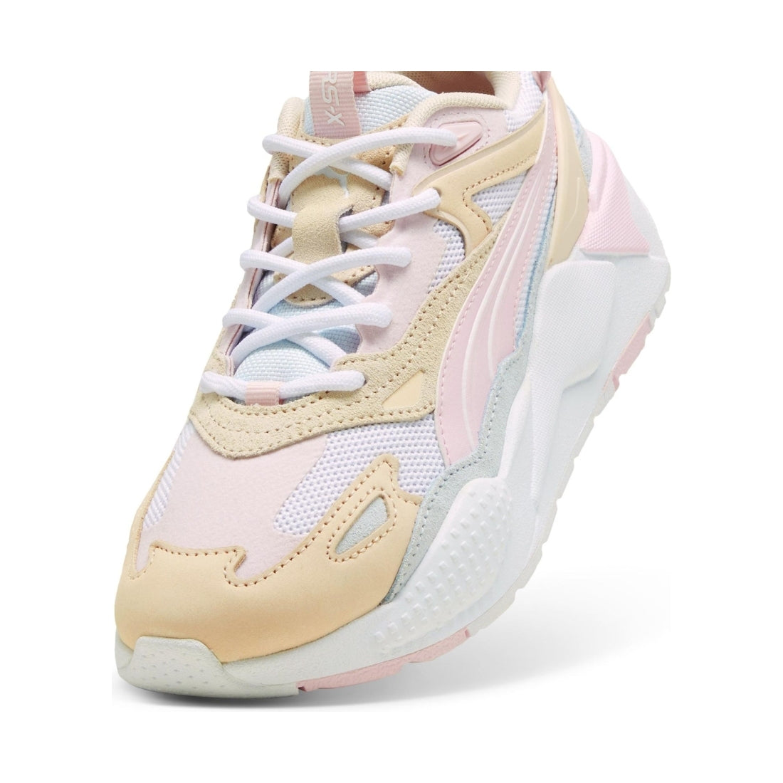 Puma unisex adults white rosebay pink rs-x efekt leisure trainers | Vilbury London