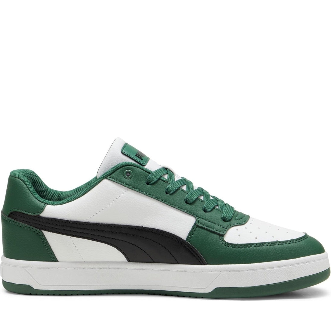 Puma mens vine white black caven leisure trainers | Vilbury London