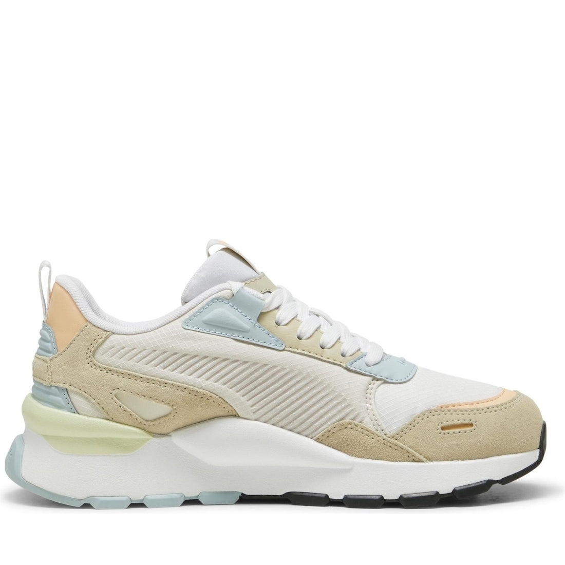 Puma unisex adults white almond rs 3.0 leisure trainers | Vilbury London