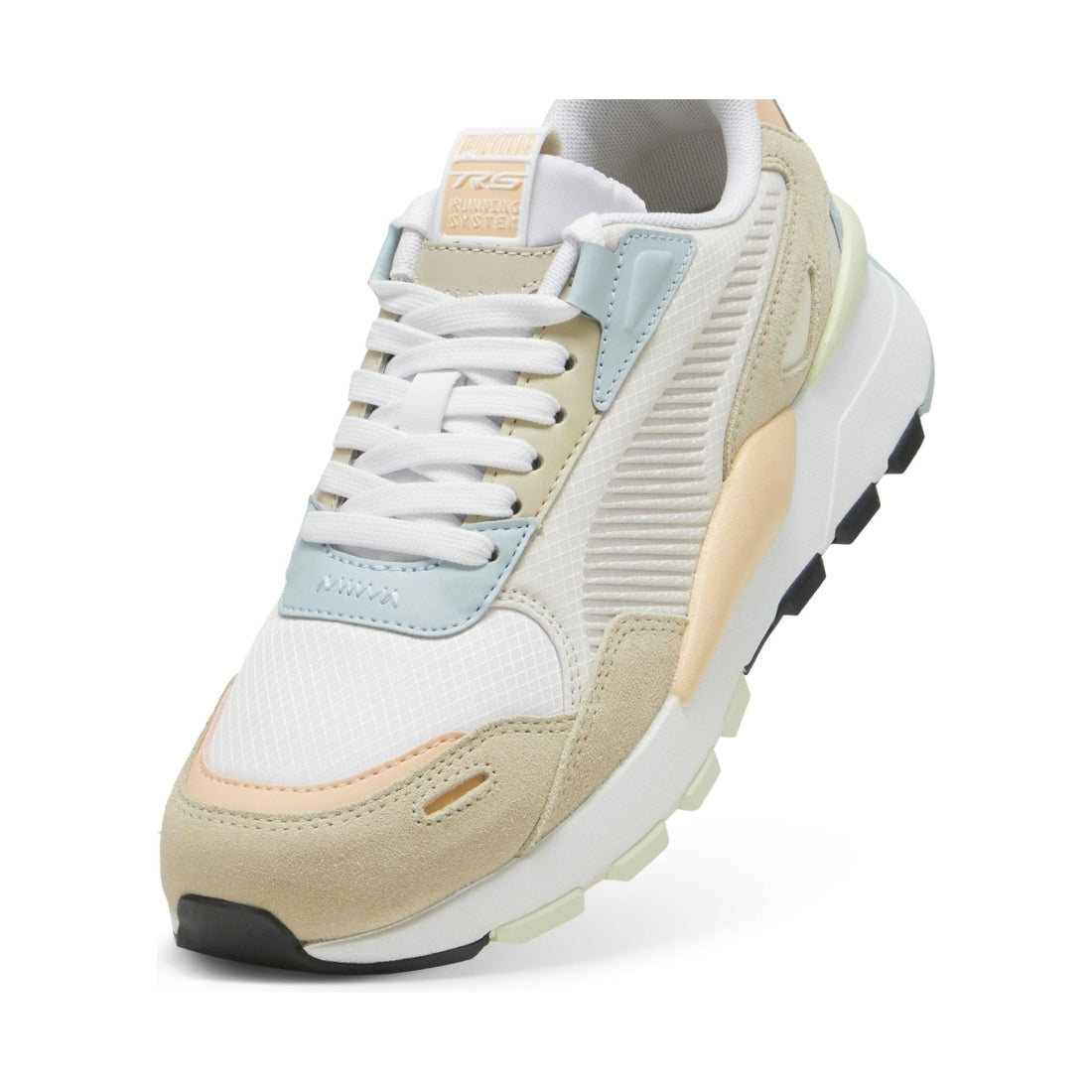 Puma unisex adults white almond rs 3.0 leisure trainers | Vilbury London