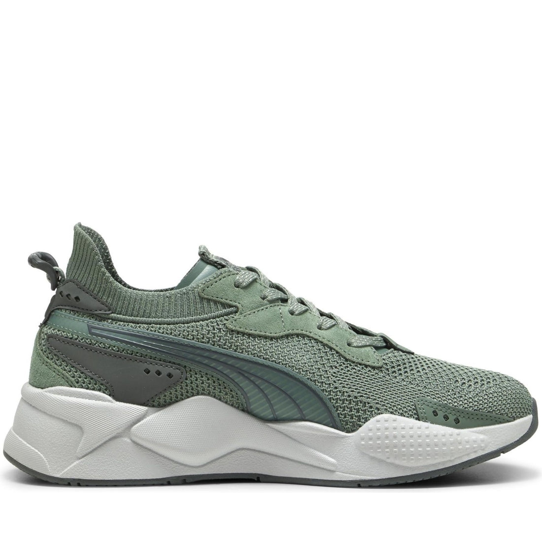 Puma mens eucalyptus mid gray rs-xk leisure trainers | Vilbury London