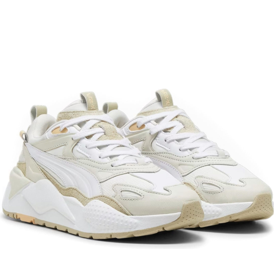 Puma womens vapor gray white rs-x efekt leisure trainers | Vilbury London