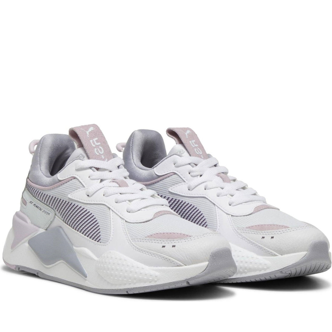 Puma womens dewdrop white rs-x leisure trainers | Vilbury London