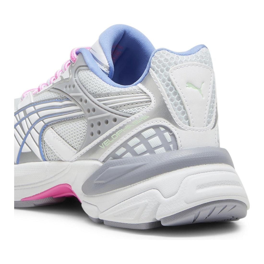 Puma unisex adults dewdrop white velophasis leisure trainers | Vilbury London