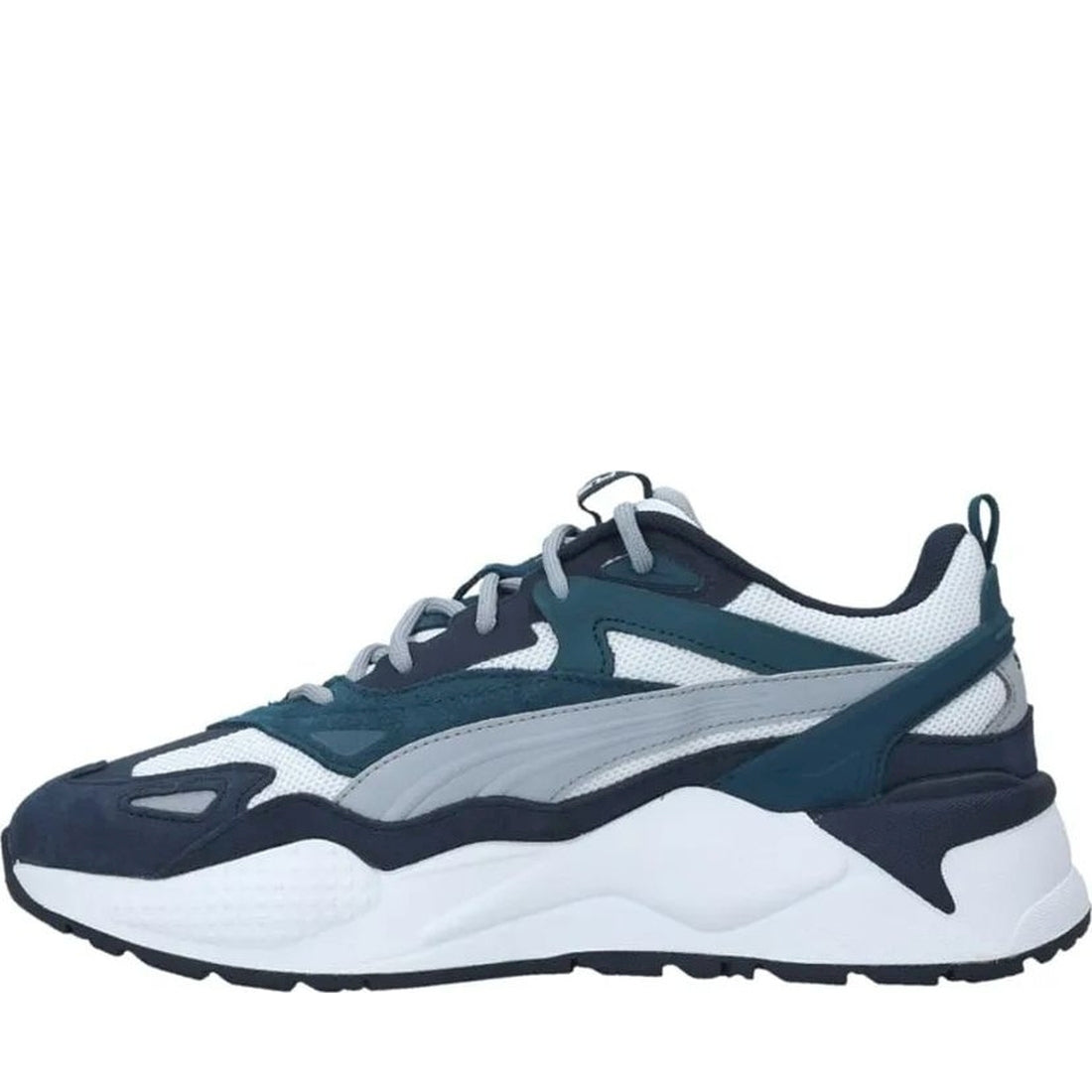 Puma mens white club navy rs-x efekt leisure trainers | Vilbury London