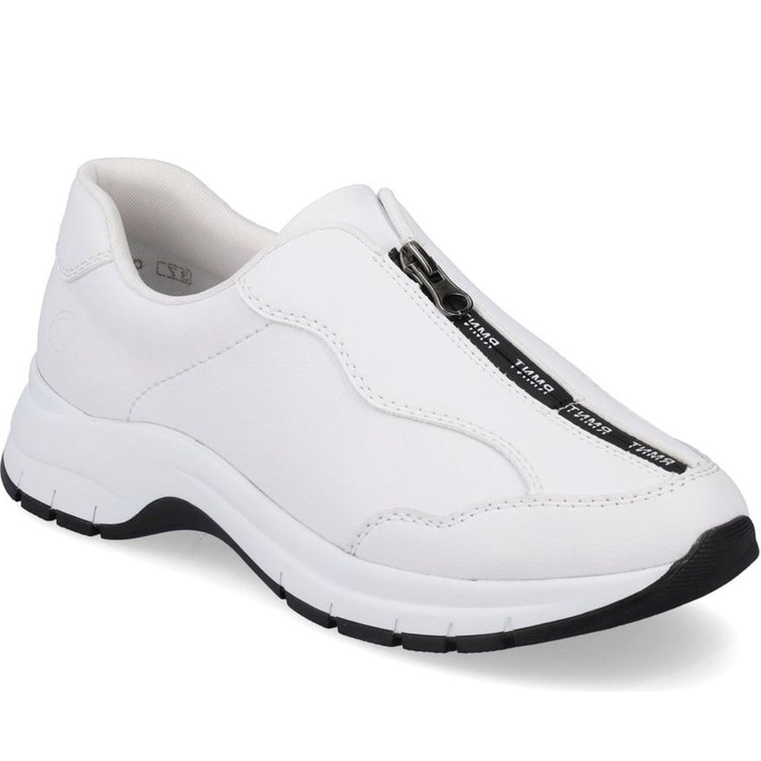 Remonte womens white leisure trainers | Vilbury London