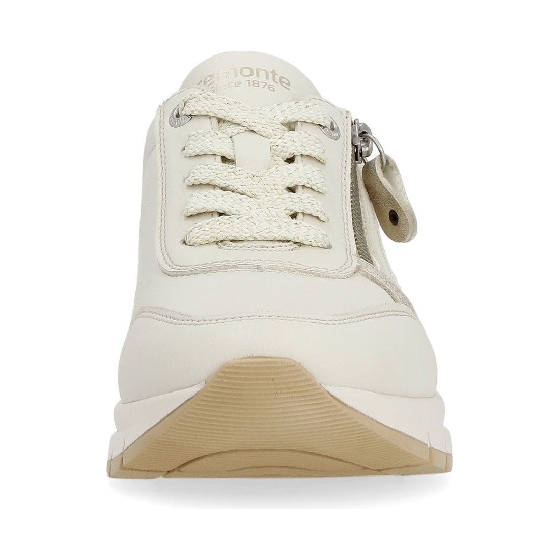 Remonte womens white leisure trainers | Vilbury London