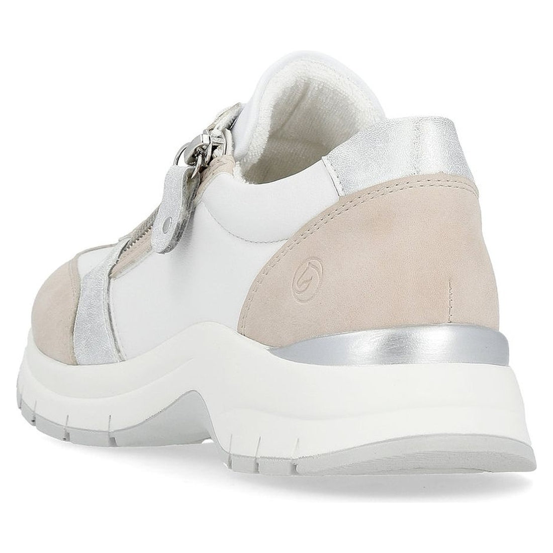 Remonte womens white leisure trainers | Vilbury London