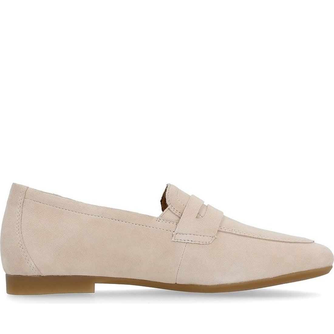 Remonte womens beige casual closed loafers | Vilbury London