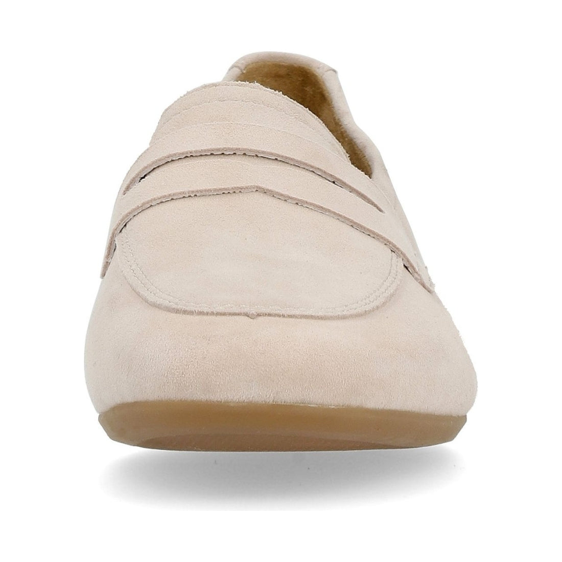 Remonte womens beige casual closed loafers | Vilbury London