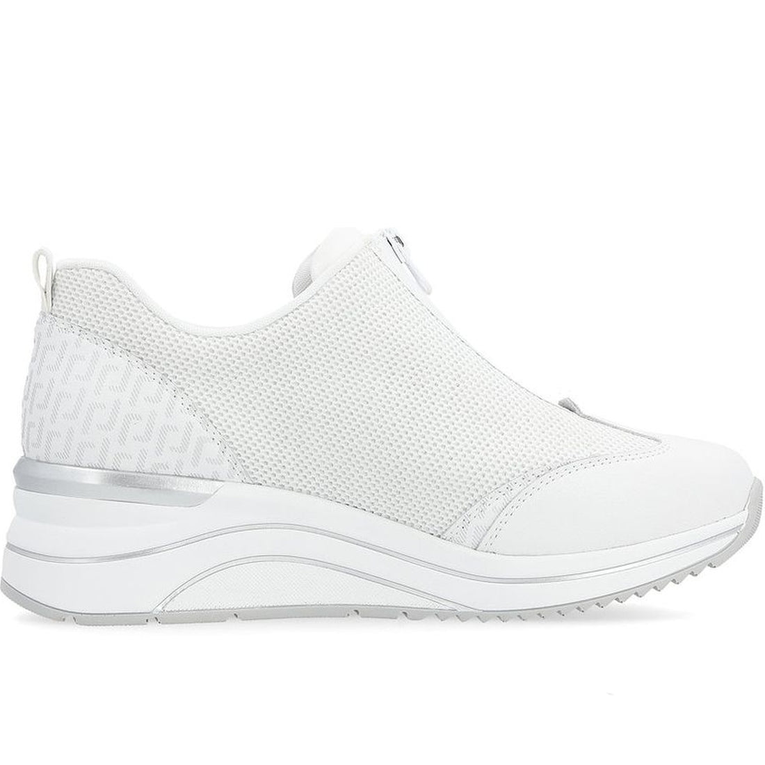 Remonte womens white leisure trainers | Vilbury London